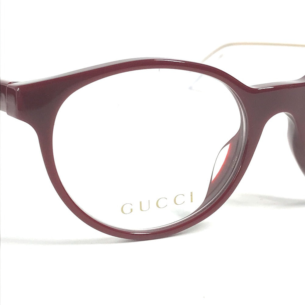 GUCCI GG0487OA 伊達眼鏡 メガネ アイウェア GG ロゴ 眼鏡 プラスチック ユニセックス ゴールド