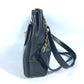 CHANEL Vintage CC Coco Mark Double Chain Shoulder Bag Big Coco Lambskin Black