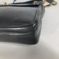 CHANEL Vintage CC Coco Mark Double Chain Shoulder Bag Big Coco Lambskin Black