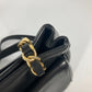 CHANEL Vintage CC Coco Mark Double Chain Shoulder Bag Big Coco Lambskin Black