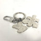 LOUIS VUITTON MP3453 ポルトクレ・LV パズル バッグチャーム キーホルダー メタル メンズ シルバー