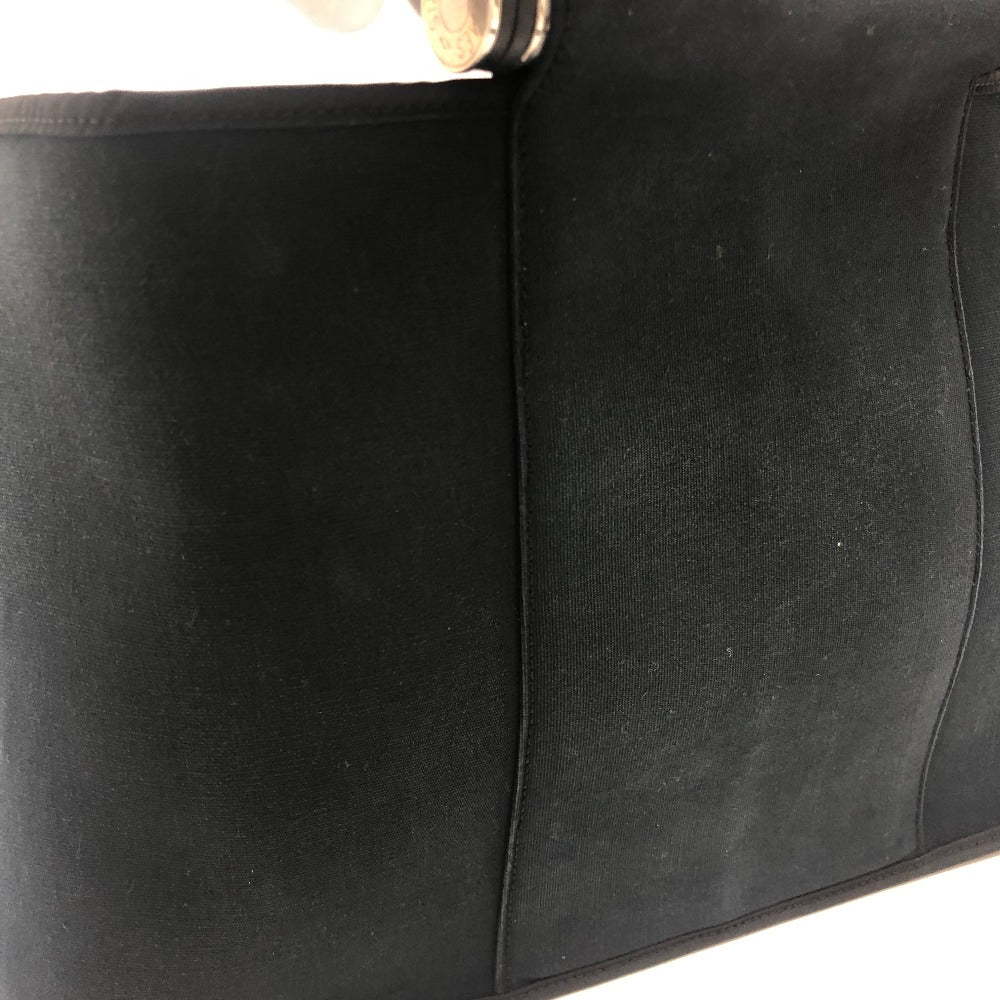 HERMES カバック エラン PM ショルダーバッグ カバン 肩掛けバック バック トートバッグ レザー/キャンバス レディース ブラック