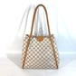 LOUIS VUITTON N44027 ダミエアズール プロプリアノ カバン 肩掛け トートバッグ フリンジ タッセル ショルダーバッグ ダミエアズールキャンバス レディース ホワイト