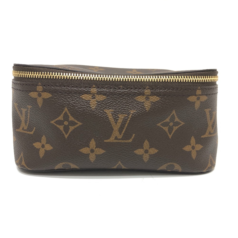 LOUIS VUITTON M43688 モノグラム キューブ・ドゥ・ランジュモン PM 化粧ポーチ モノグラムキャンバス レディース ブラウン