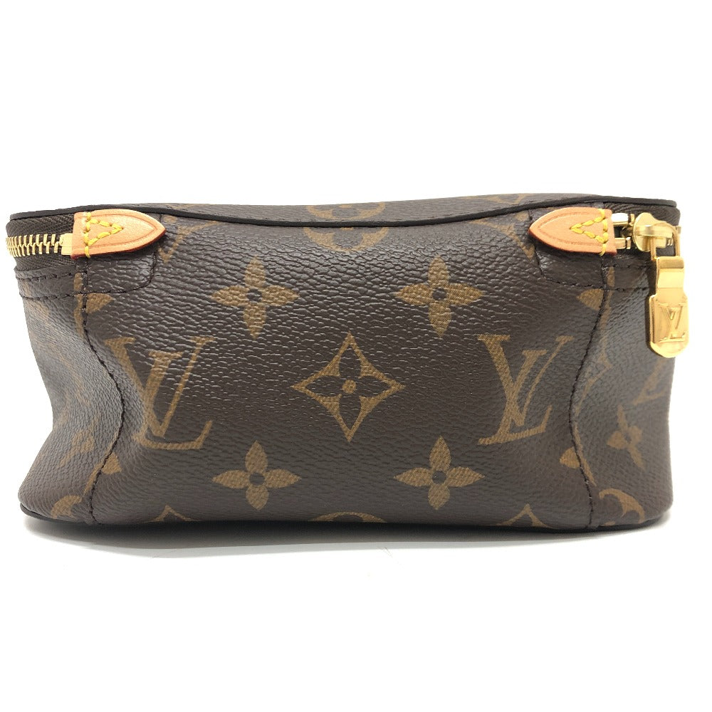 LOUIS VUITTON M43688 モノグラム キューブ・ドゥ・ランジュモン PM 化粧ポーチ モノグラムキャンバス レディース ブラウン