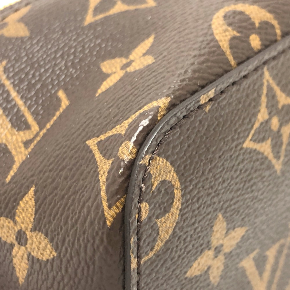 LOUIS VUITTON M43688 モノグラム キューブ・ドゥ・ランジュモン PM 化粧ポーチ モノグラムキャンバス レディース ブラウン