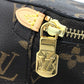 LOUIS VUITTON M43688 モノグラム キューブ・ドゥ・ランジュモン PM 化粧ポーチ モノグラムキャンバス レディース ブラウン