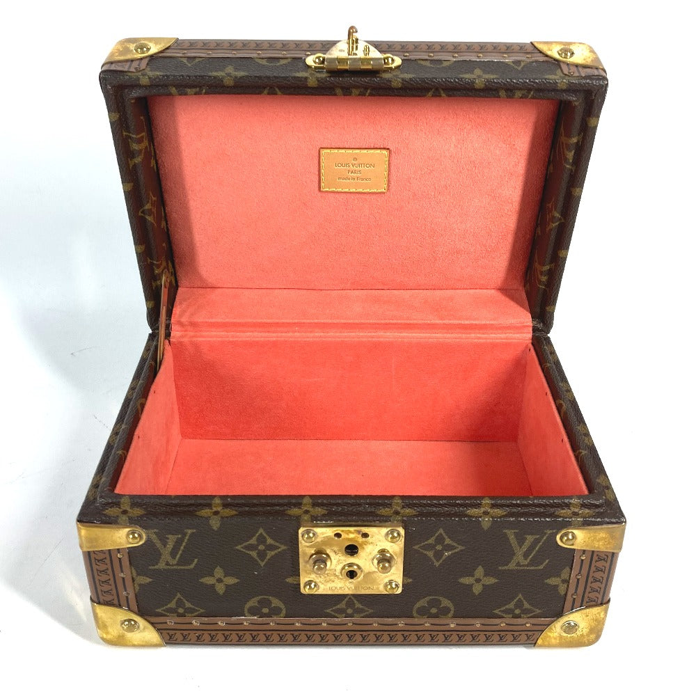 LOUIS VUITTON M47000 モノグラム コフレ・トレゾール24 ジュエリーボックス アクセサリーボックス BOX 小物入れ モノグラムキャンバス レディース ブラウン