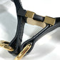 GUCCI 692963 GG スモール ペット ハーネス 犬 グッズ お散歩 ワンちゃん ドッグ DOG 雑貨 レザー ユニセックス ブラック