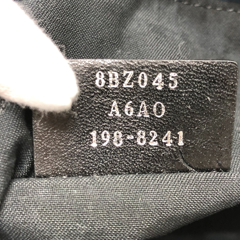 FENDI 8BZ045 ズッカ ロゴ ナップサック バックパック リュックサック ナイロン ユニセックス ネイビー