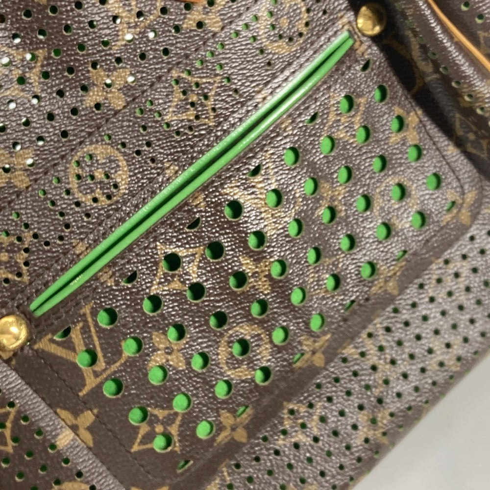 LOUIS VUITTON M95181 モノグラムペルフォ スピーディ30 ミニボストンバッグ カバン ハンドバッグ モノグラムキャンバス レディース ヴェール グリーン