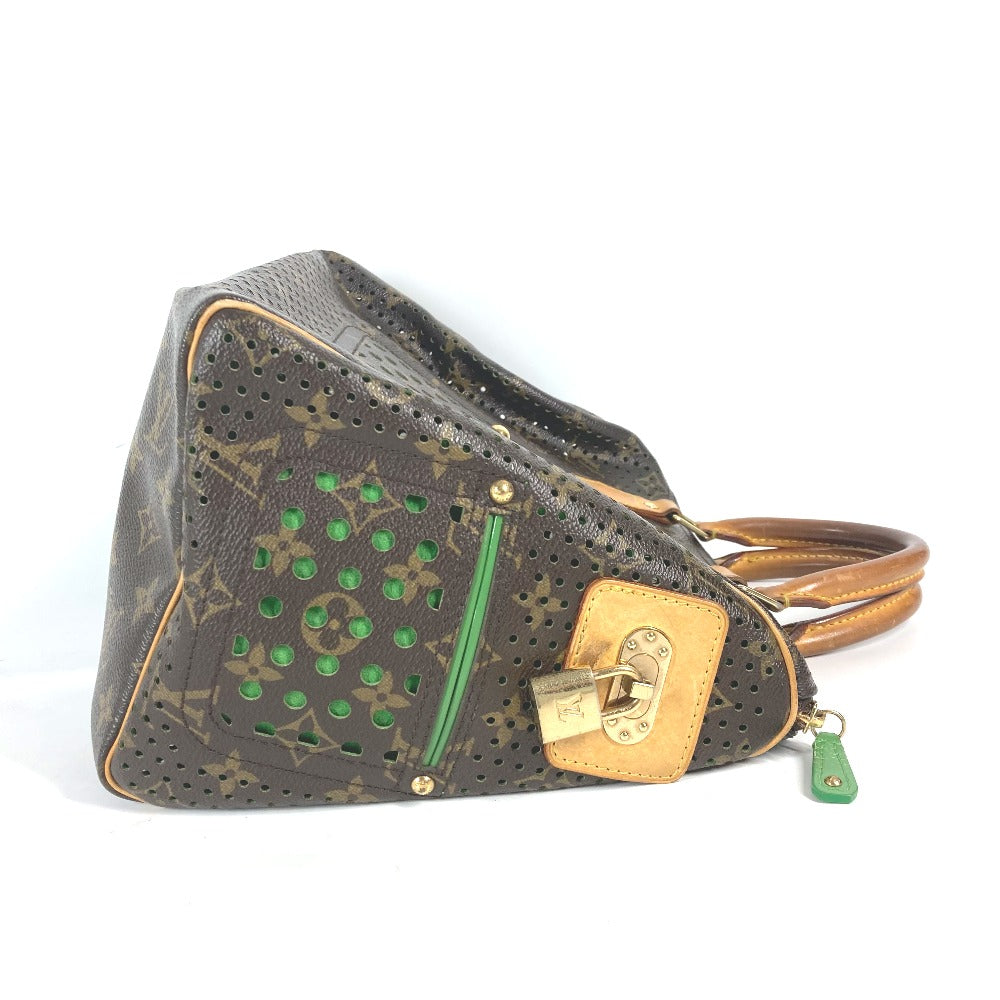 LOUIS VUITTON M95181 モノグラムペルフォ スピーディ30 ミニボストンバッグ カバン ハンドバッグ モノグラムキャンバス レディース ヴェール グリーン