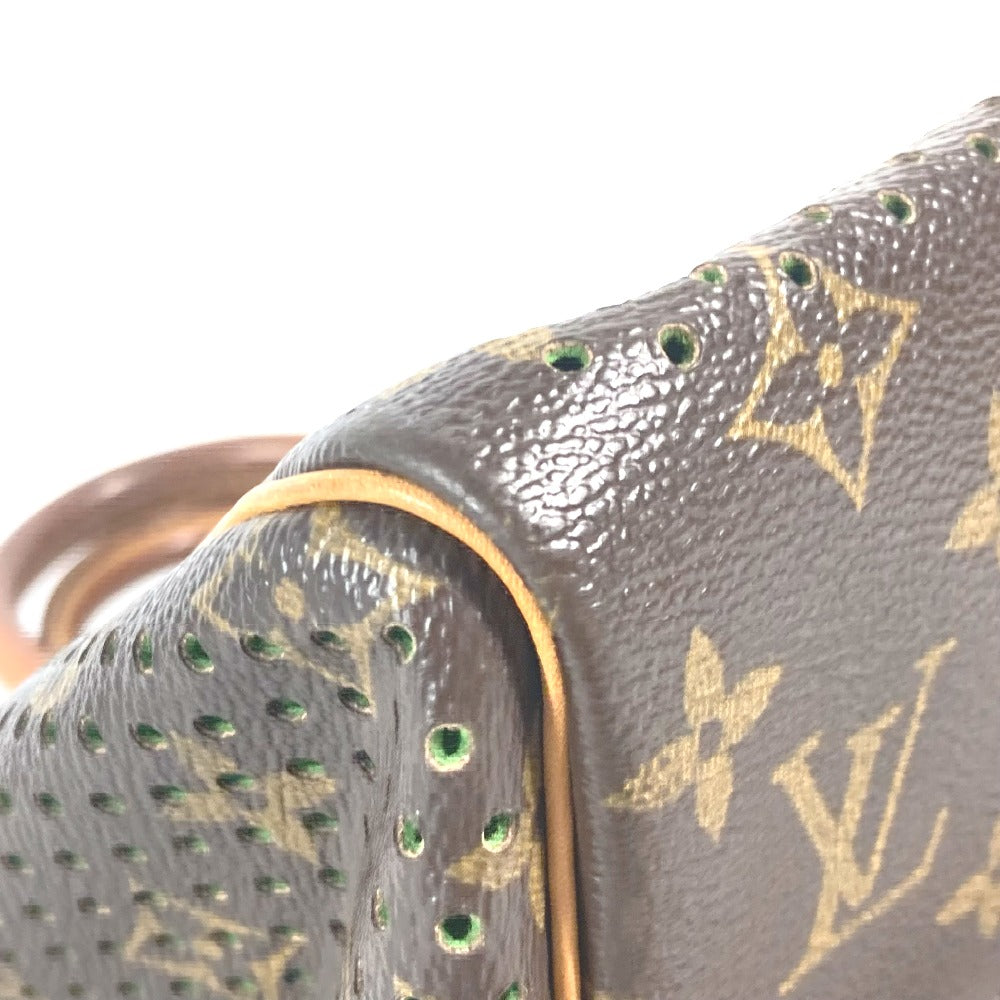 LOUIS VUITTON M95181 モノグラムペルフォ スピーディ30 ミニボストンバッグ カバン ハンドバッグ モノグラムキャンバス レディース ヴェール グリーン