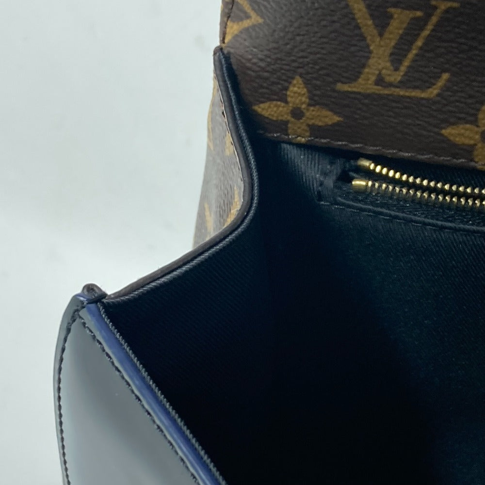 LOUIS VUITTON M53353 モノグラム チェリーウッド PM カバン ハンドバッグ パテントレザー レディース ブラック