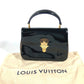 LOUIS VUITTON M53353 モノグラム チェリーウッド PM カバン ハンドバッグ パテントレザー レディース ブラック