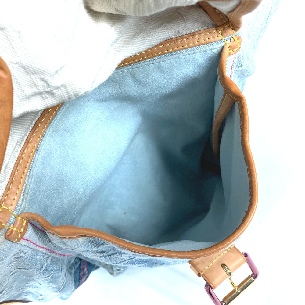 LOUIS VUITTON M93184 モノグラムデニム グラデーション サンバーストPM カバン 肩掛け トートバッグ ショルダーバッグ モノグラムデニム レディース ブルー