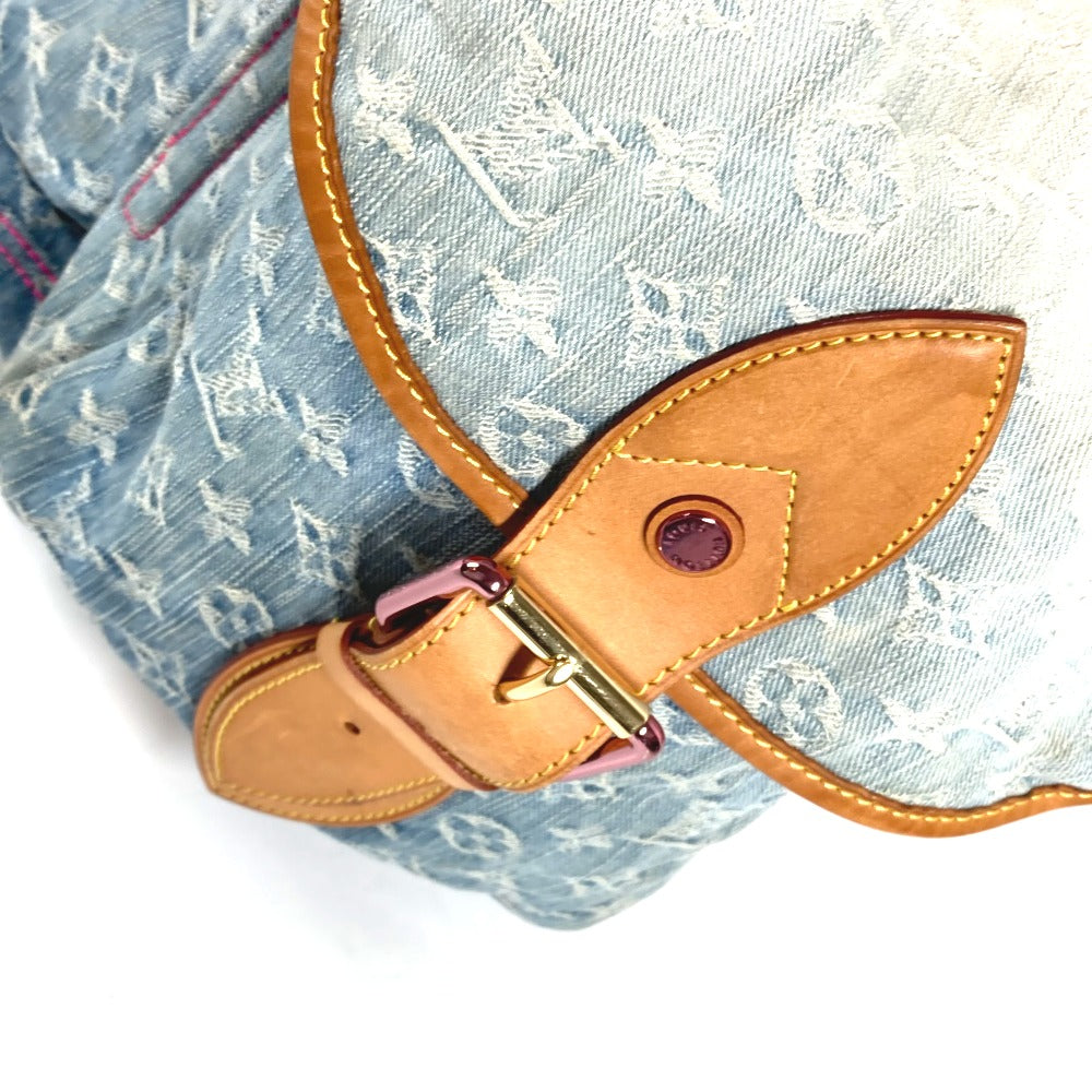LOUIS VUITTON M93184 モノグラムデニム グラデーション サンバーストPM カバン 肩掛け トートバッグ ショルダーバッグ モノグラムデニム レディース ブルー