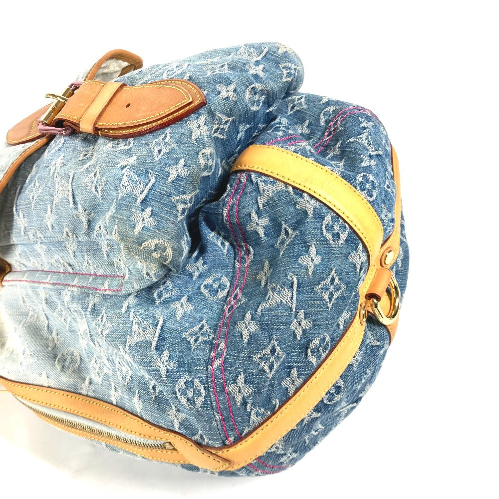 LOUIS VUITTON M93184 モノグラムデニム グラデーション サンバーストPM カバン 肩掛け トートバッグ ショルダーバッグ モノグラムデニム レディース ブルー
