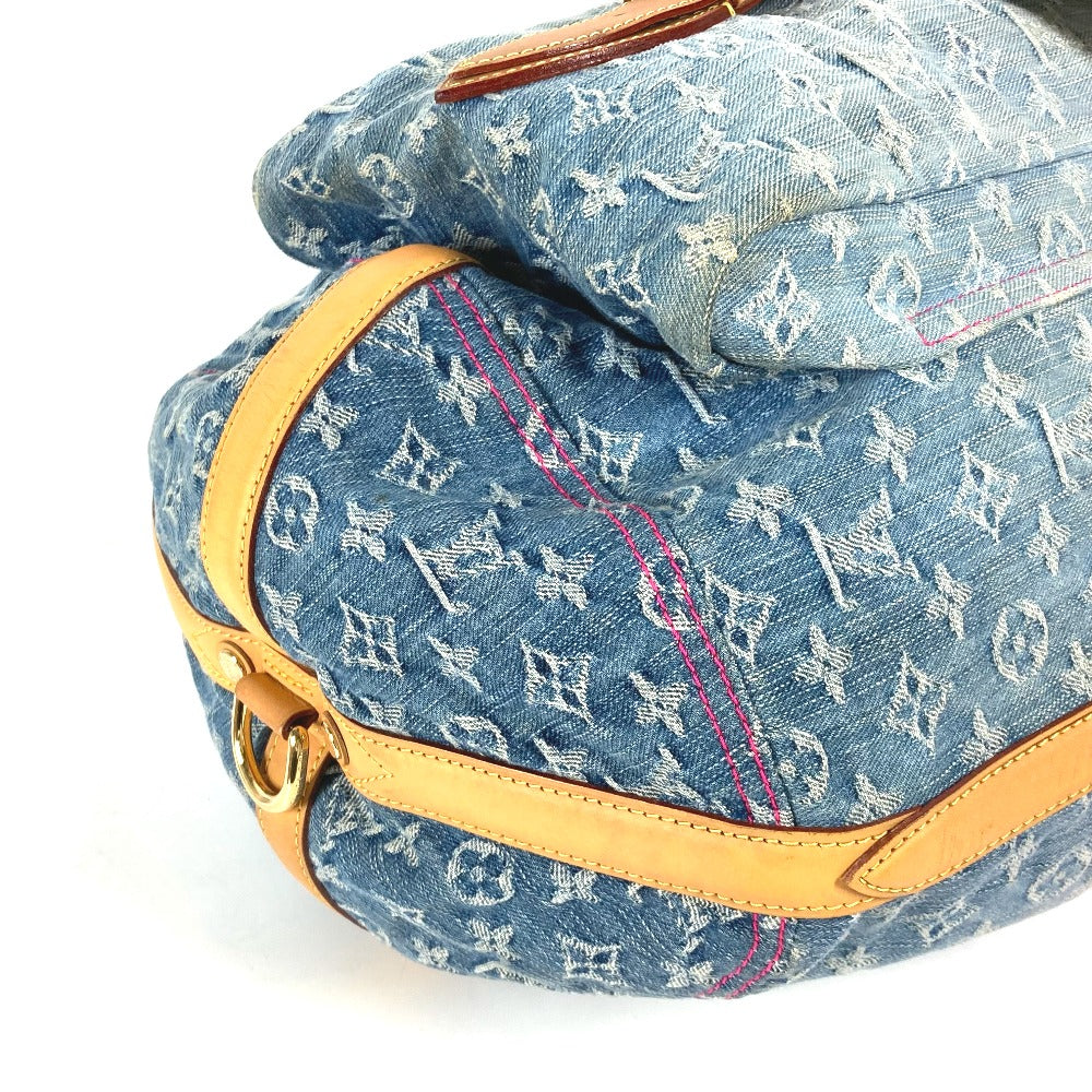 LOUIS VUITTON M93184 モノグラムデニム グラデーション サンバーストPM カバン 肩掛け トートバッグ ショルダーバッグ モノグラムデニム レディース ブルー