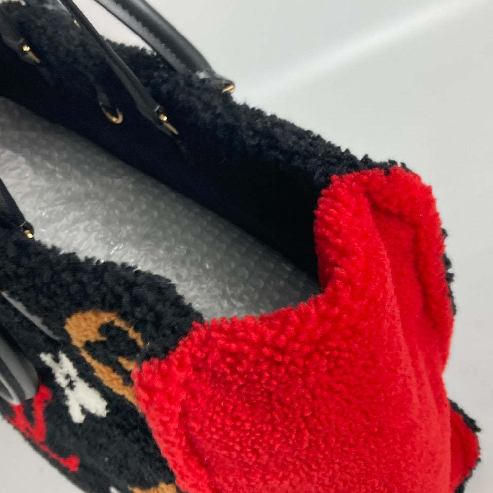 LOUIS VUITTON M55421 モノグラムテディ オンザゴー GM カバン 肩掛け トートバッグ 2WAYバッグ ショルダーバッグ シアリング レディース ブラック
