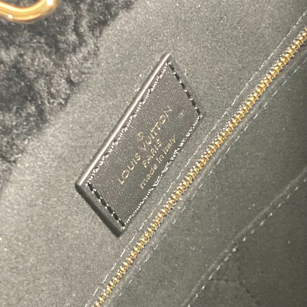LOUIS VUITTON M55421 モノグラムテディ オンザゴー GM カバン 肩掛け トートバッグ 2WAYバッグ ショルダーバッグ シアリング レディース ブラック
