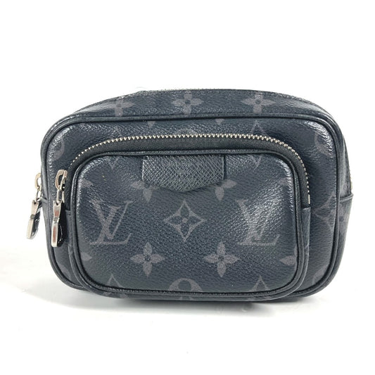 LOUIS VUITTON M30755 モノグラムエクリプス アウドドア ポシェット カバン 斜め掛け ポシェット ショルダーバッグ モノグラムエクリプスキャンバス レディース ブラック