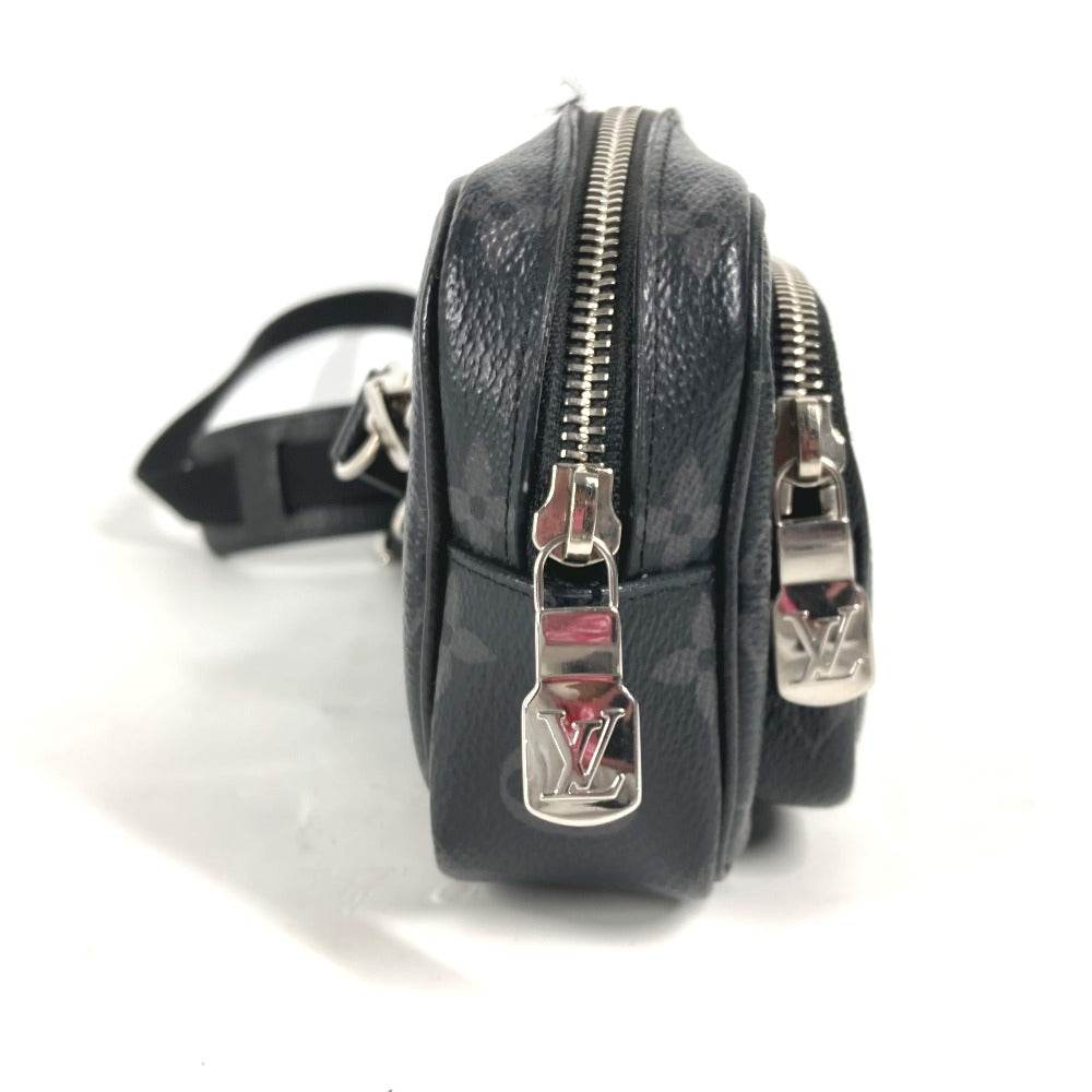 LOUIS VUITTON M30755 モノグラムエクリプス アウドドア ポシェット カバン 斜め掛け ポシェット ショルダーバッグ モノグラムエクリプスキャンバス レディース ブラック