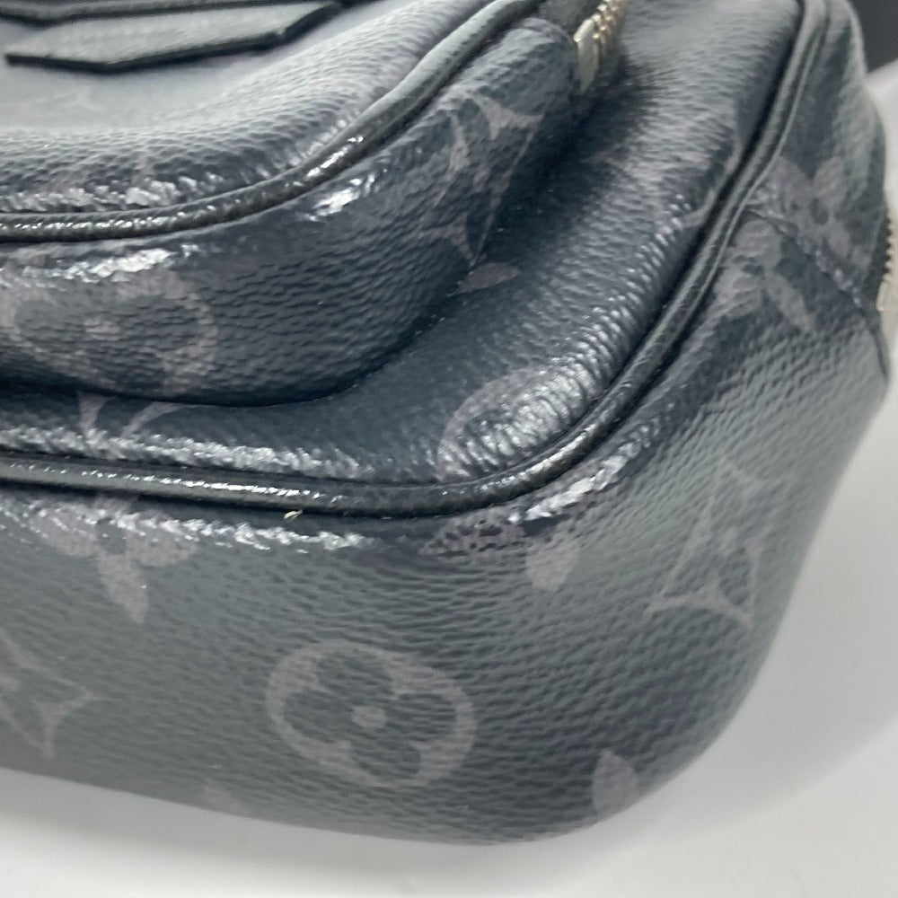LOUIS VUITTON M30755 モノグラムエクリプス アウドドア ポシェット カバン 斜め掛け ポシェット ショルダーバッグ モノグラムエクリプスキャンバス レディース ブラック