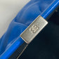 BALENCIAGA 618895 Cloud XS ロゴ クラウド カバン ポーチ バイカラー 2WAYバッグ ショルダーバッグ ポシェット クラッチバッグ レザー レディース ブルー