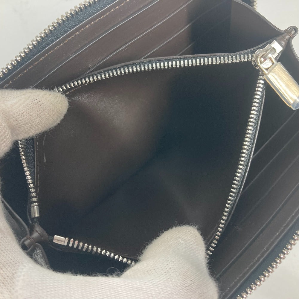 Berluti ITAUBA イタウバ ロングウォレット ラウンドファスナー 長財布 レザー メンズ ブルー