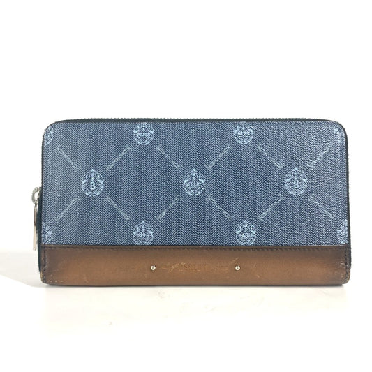 Berluti ITAUBA イタウバ ロングウォレット ラウンドファスナー 長財布 レザー メンズ ブルー