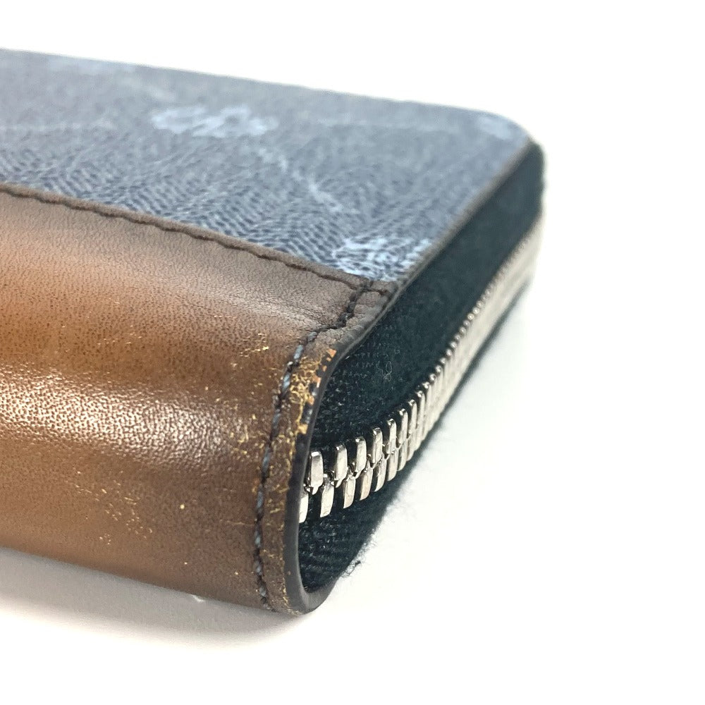 Berluti ITAUBA イタウバ ロングウォレット ラウンドファスナー 長財布 レザー メンズ ブルー