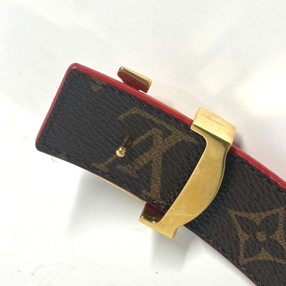 LOUIS VUITTON M0322W モノグラム ベルト・LV イニシャル 30MM リバーシブル アクセサリー ズボン用ベルト ベルト モノグラムキャンバス レディース ルージュ ブラウン