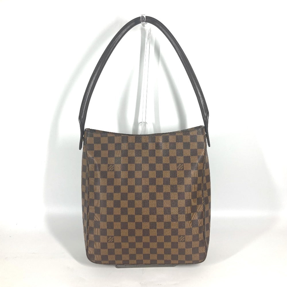 LOUIS VUITTON N51144 ダミエ ルーピングGM カバン 肩掛け ショルダーバッグ ダミエキャンバス レディース エベヌ ブラウン