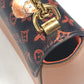 LOUIS VUITTON M44408 モノグラム キャットグラム 猫 サック ツイストMM カバン チェーンバッグ 斜め掛け Wチェーン ショルダーバッグ モノグラムキャンバス レディース ブラウン