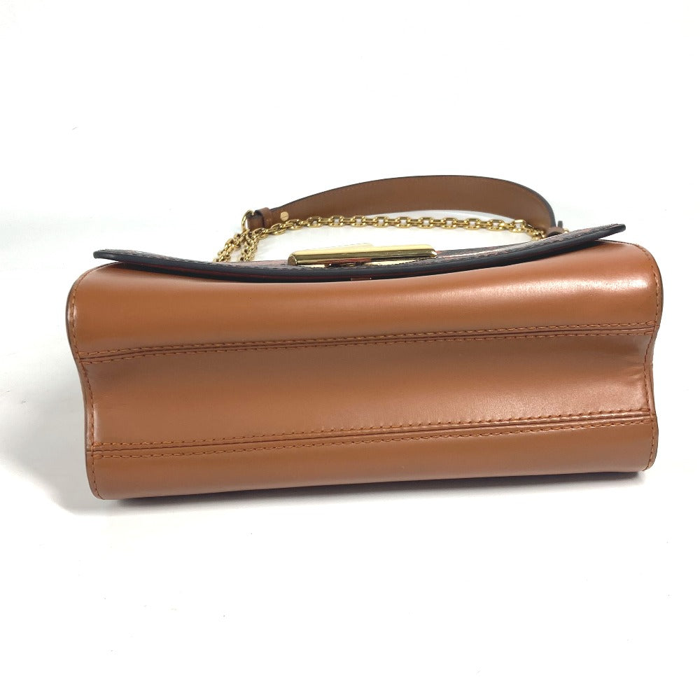 LOUIS VUITTON M44408 モノグラム キャットグラム 猫 サック ツイストMM カバン チェーンバッグ 斜め掛け Wチェーン ショルダーバッグ モノグラムキャンバス レディース ブラウン