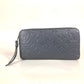 LOUIS VUITTON M80958 モノグラムアンプラント ジッピーウォレット ラウンドファスナー 長財布 モノグラムアンプラントレザー レディース ブルー