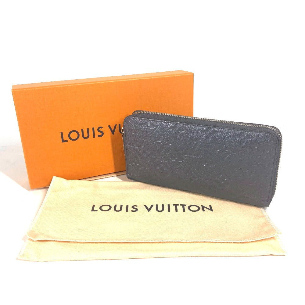 LOUIS VUITTON M80958 モノグラムアンプラント ジッピーウォレット ラウンドファスナー 長財布 モノグラムアンプラントレザー レディース ブルー