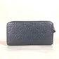LOUIS VUITTON M80958 モノグラムアンプラント ジッピーウォレット ラウンドファスナー 長財布 モノグラムアンプラントレザー レディース ブルー