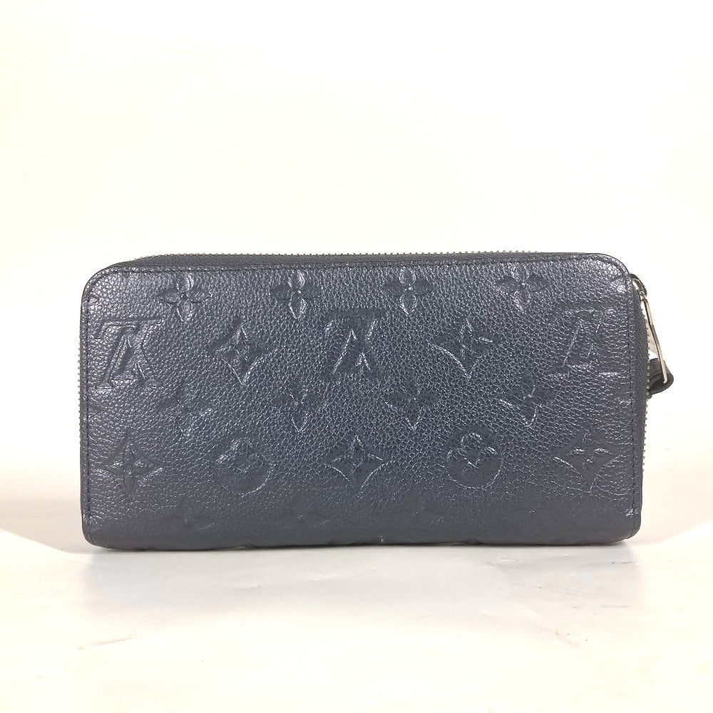 LOUIS VUITTON M80958 モノグラムアンプラント ジッピーウォレット ラウンドファスナー 長財布 モノグラムアンプラントレザー レディース ブルー