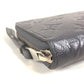 LOUIS VUITTON M80958 モノグラムアンプラント ジッピーウォレット ラウンドファスナー 長財布 モノグラムアンプラントレザー レディース ブルー