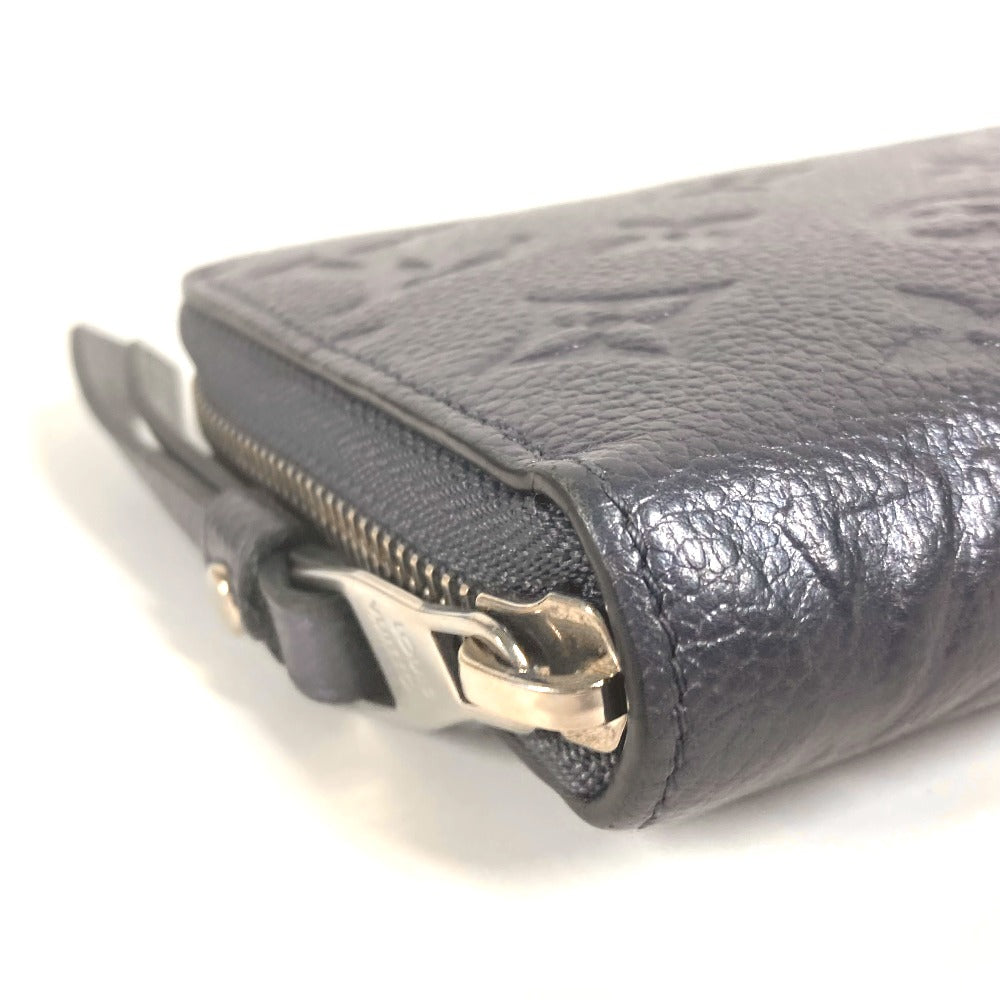 LOUIS VUITTON M80958 モノグラムアンプラント ジッピーウォレット ラウンドファスナー 長財布 モノグラムアンプラントレザー レディース ブルー