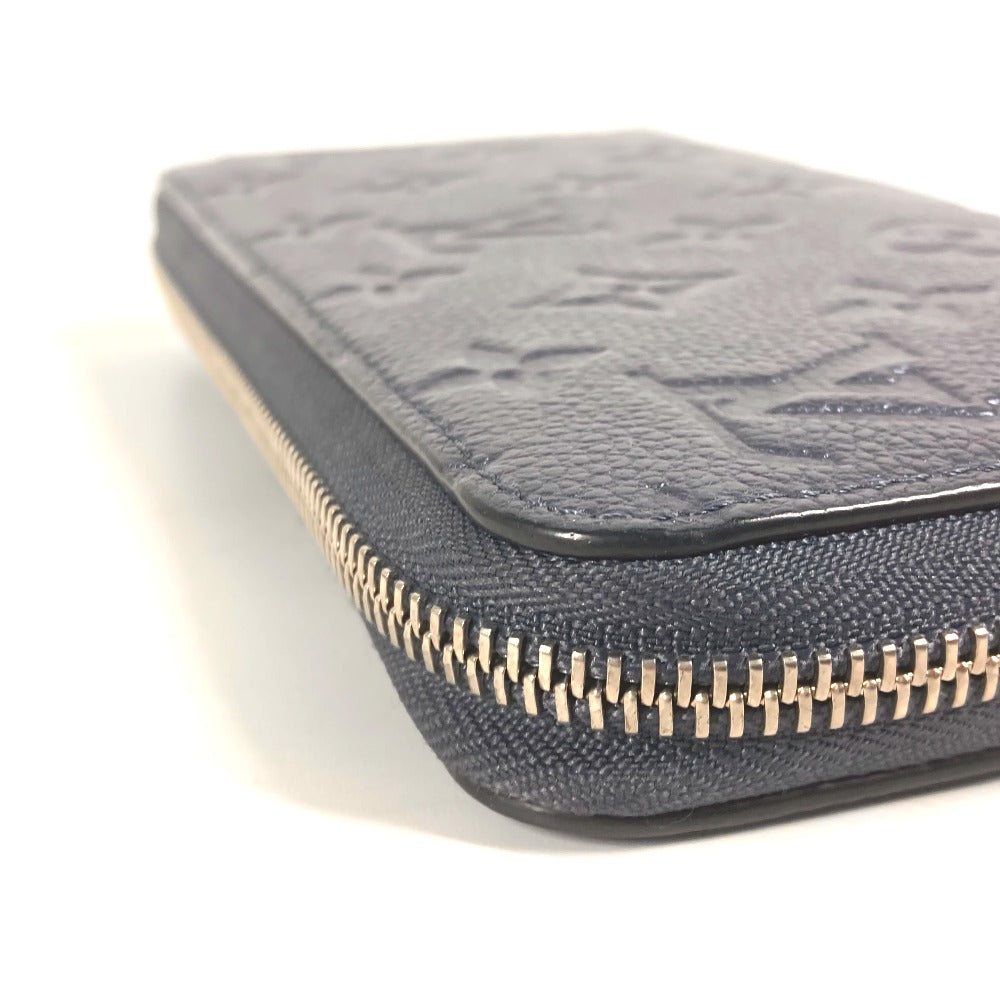 LOUIS VUITTON M80958 モノグラムアンプラント ジッピーウォレット ラウンドファスナー 長財布 モノグラムアンプラントレザー レディース ブルー