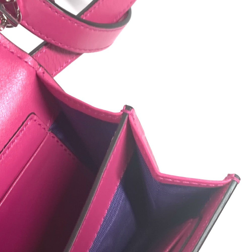 GUCCI 723777 GGマトラッセ キルティング カバン 斜め掛け ポシェット ショルダーバッグ レザー/ナイロン レディース ピンク