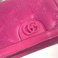 GUCCI 723777 GGマトラッセ キルティング カバン 斜め掛け ポシェット ショルダーバッグ レザー/ナイロン レディース ピンク