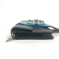PRADA 1BD067 2WAYバッグ チェーン クリスタル ラインストーン カバン 斜め掛け ポシェット クラッチバッグ ショルダーバッグ レザー レディース ブラック