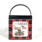 GUCCI 634132 ボックス 総柄 BOX カバン バニティバッグ インテリア ハンドバッグ レジン レディース レッド