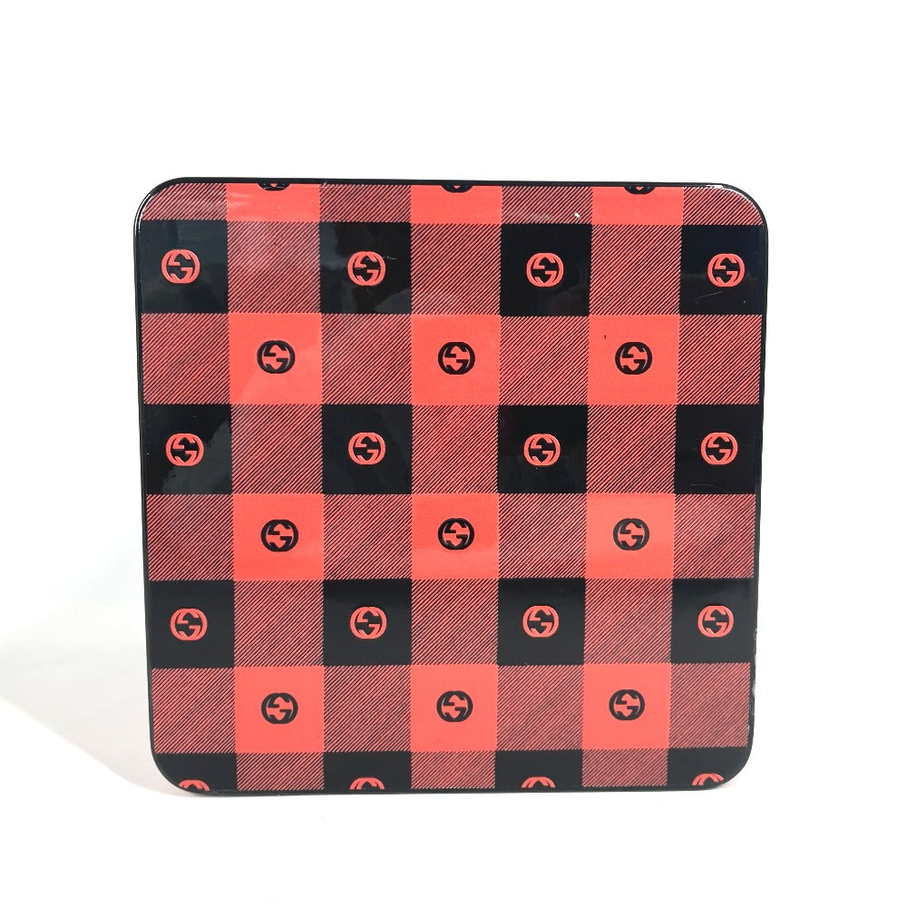 GUCCI 634132 ボックス 総柄 BOX カバン バニティバッグ インテリア ハンドバッグ レジン レディース レッド