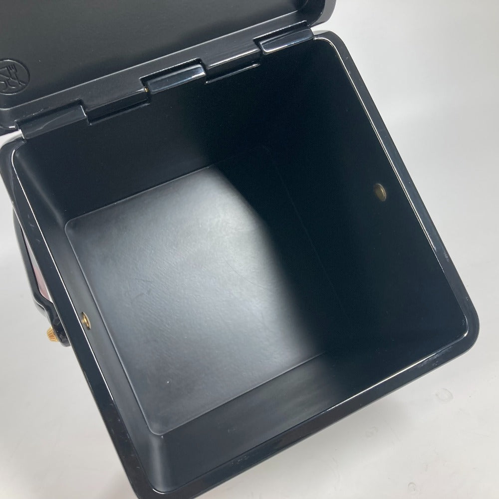 GUCCI 634132 ボックス 総柄 BOX カバン バニティバッグ インテリア ハンドバッグ レジン レディース レッド