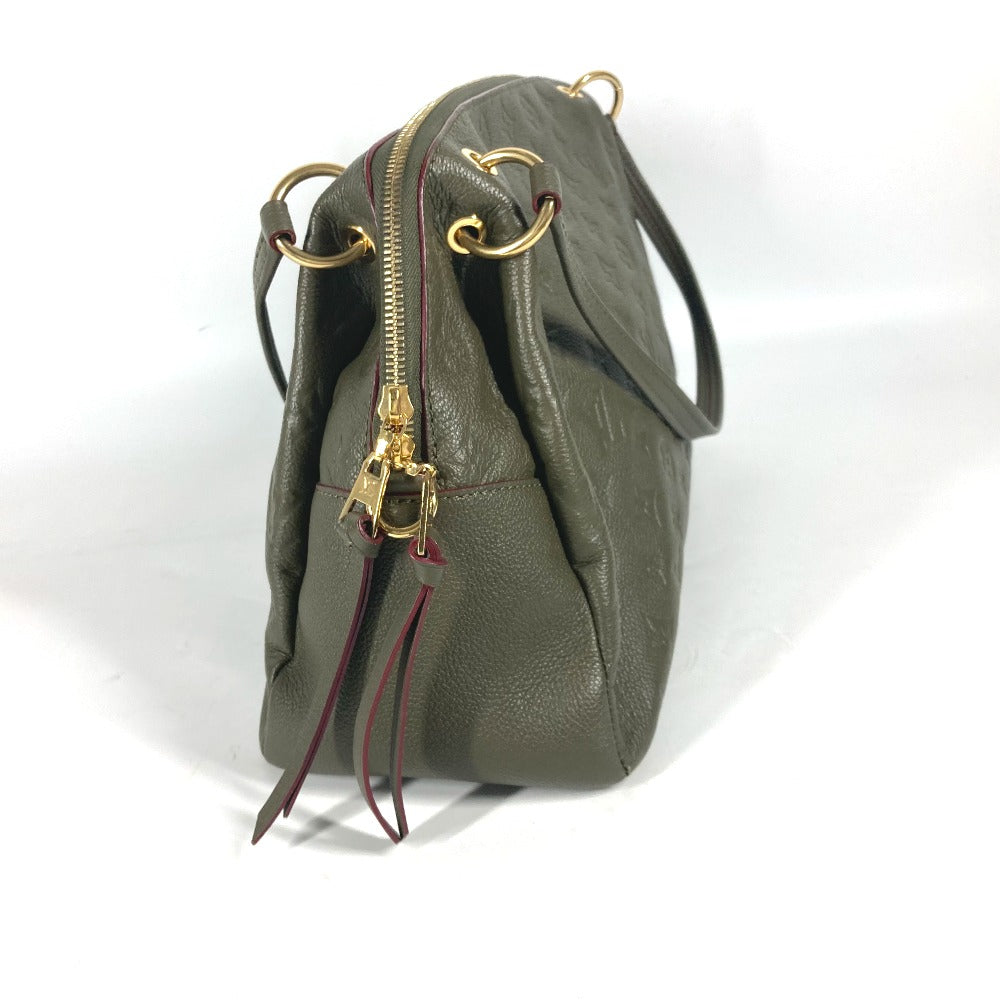 LOUIS VUITTON M43669 モノグラムアンプラント ポンテュPM カバン 肩掛け ショルダーバッグ モノグラムアンプラントレザー レディース カーキファンゴ カーキ